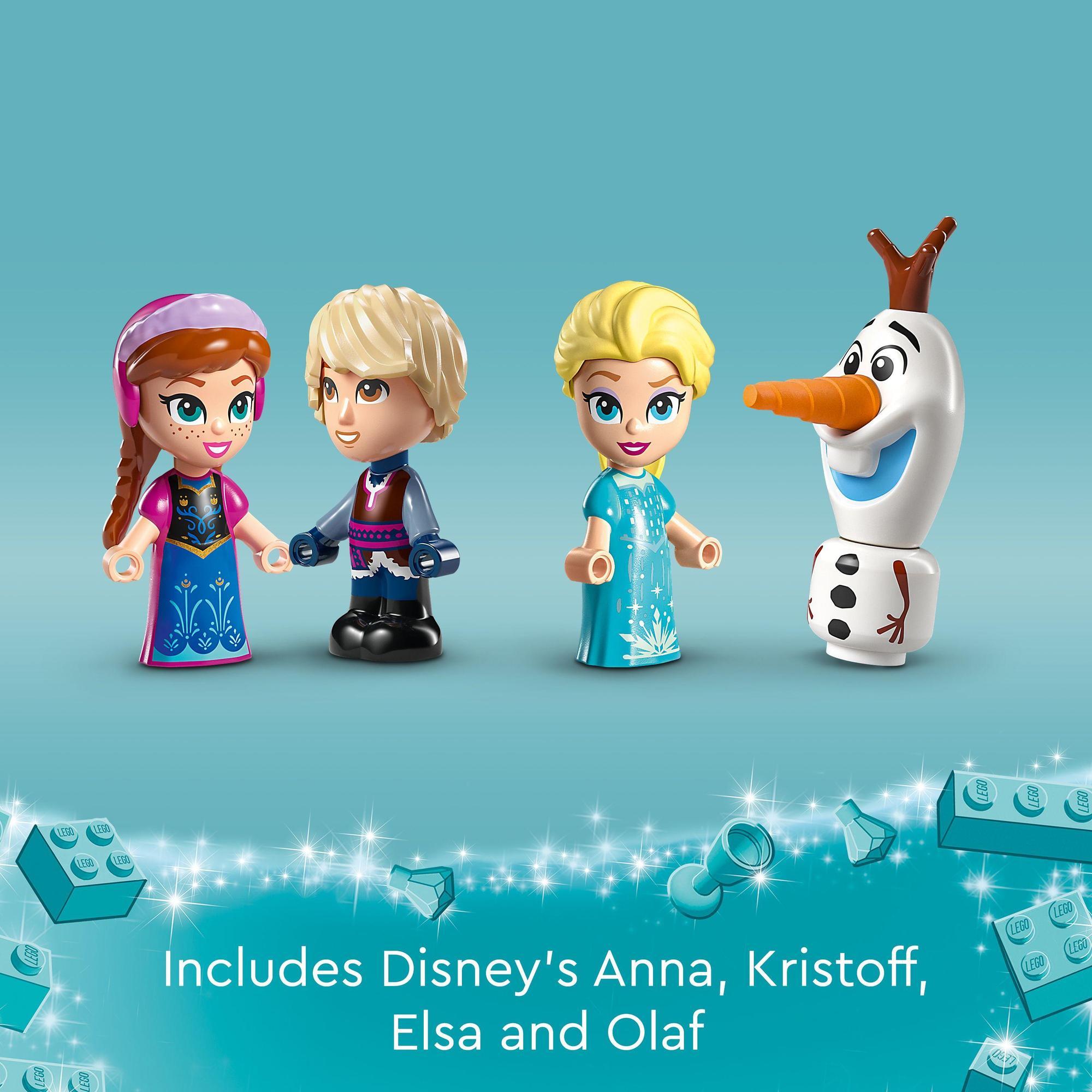 LEGO Disney Princess 43218 Đồ chơi lắp ráp Cung điện ma thuật của Anna và Elsa (175 chi tiết)
