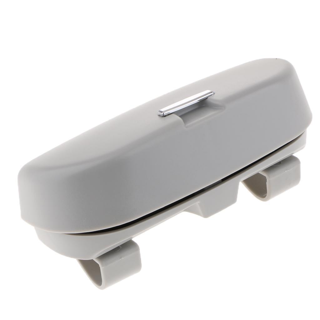 Universal Car Sunglasses Storage Box Case Holder Visor Clip Beige