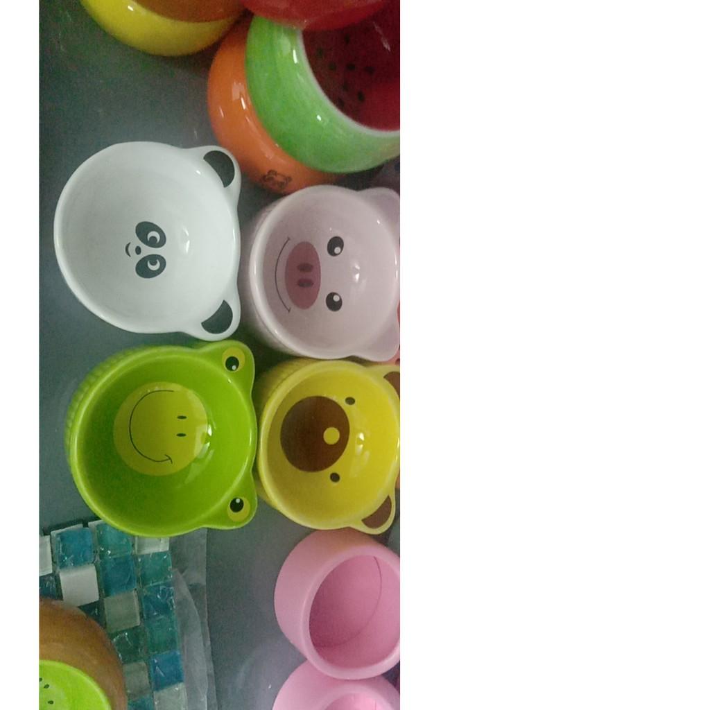 Bát ăn sứ hình con Ếch , Lợn & Gấu cho hamster