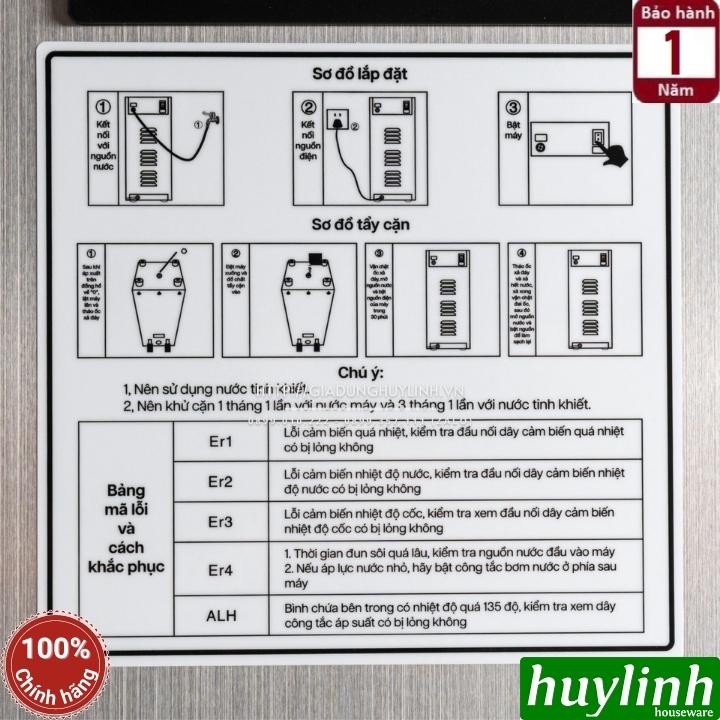 Máy đun nước, sục sữa áp suất cao Unibar UB-2500 - 2500W - Hàng chính hãng - phù hợp quán cà phê, trà sữa, nhà hàng, khách sạn