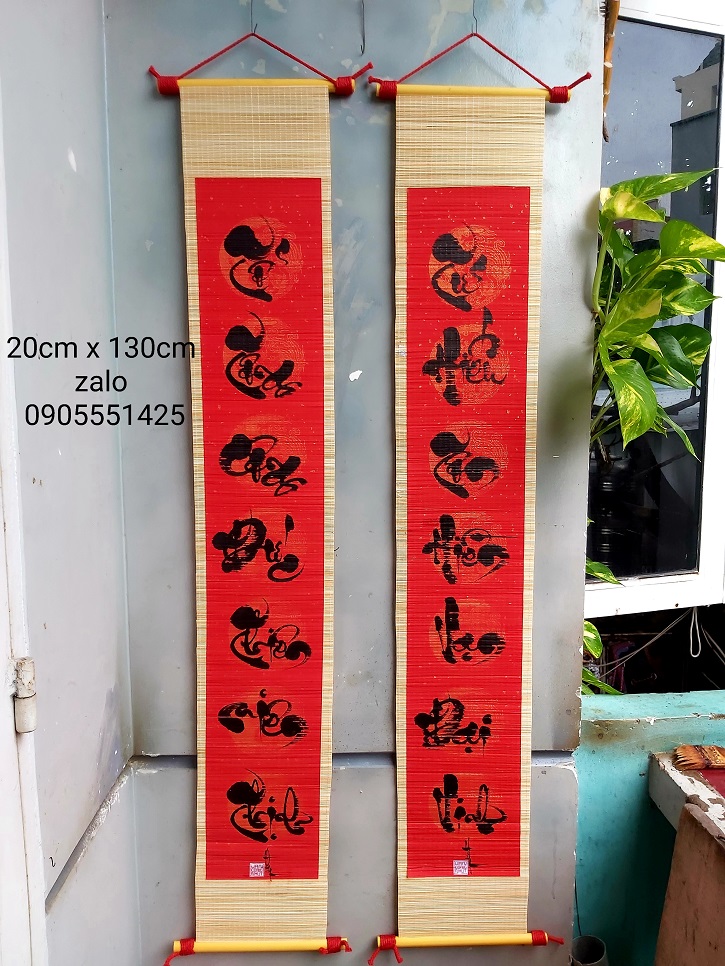 Hoành phi câu đối. Câu đối tổ tiên. Câu đối thư pháp