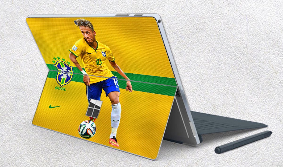 Skin dán hình Neymar cho Surface Go, Pro 2, Pro 3, Pro 4, Pro 5, Pro 6, Pro 7, Pro X