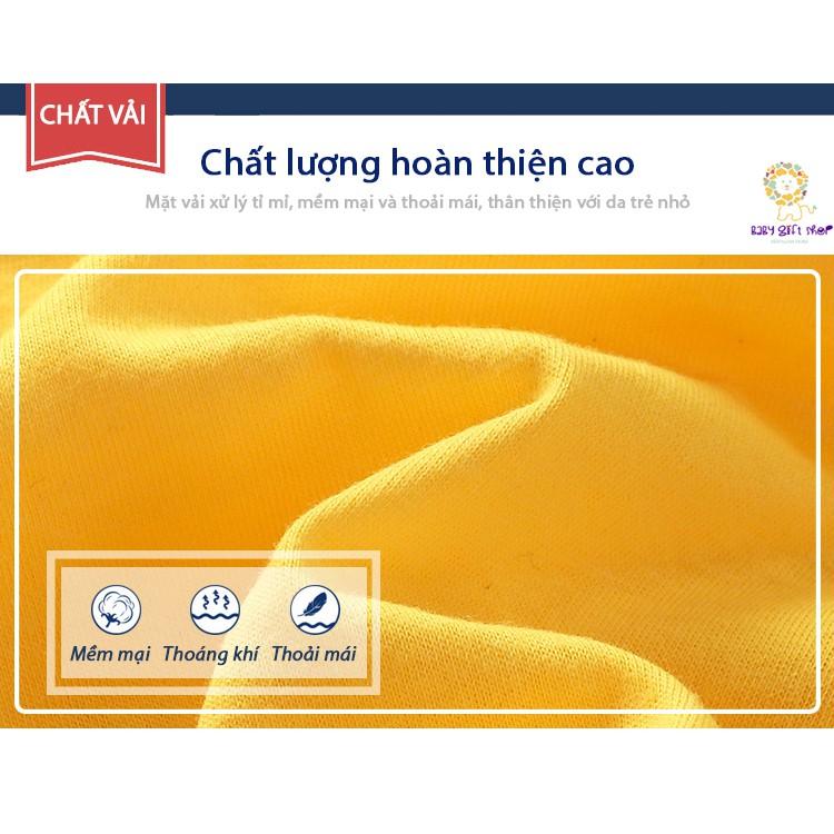 Bộ cộc tay bé trai quần áo bé trai mùa hè đồ bộ trẻ em ngắn tay cotton thoáng mát QC túi zip