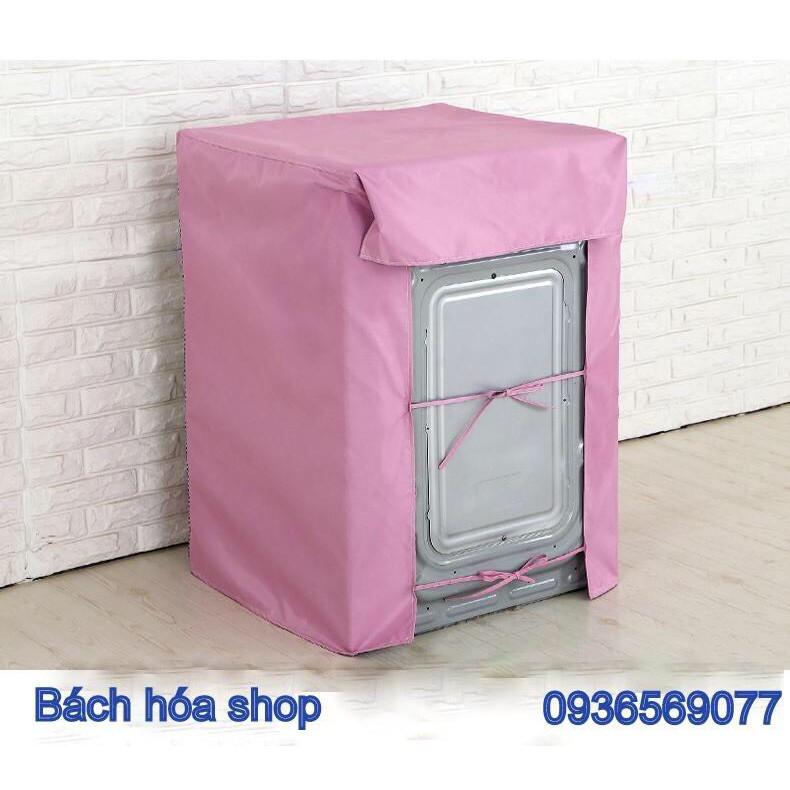 Áo trùm máy giặt cửa trước size 6kg -11kg, vải bạt cao cấp chống nước bền đẹp