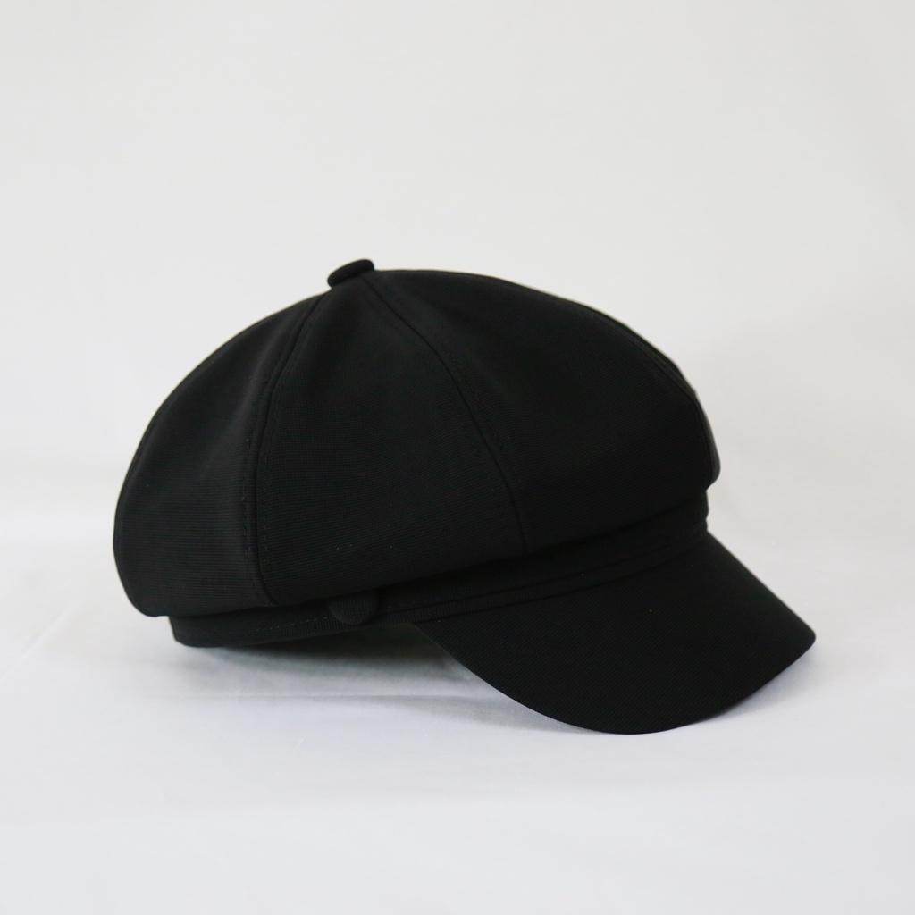 1 mũ nồi beret kiểu lưỡi trai thời trang phong cách (đen)