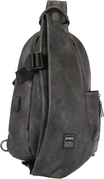 Crossbody Chest Bag USB Charging Interface