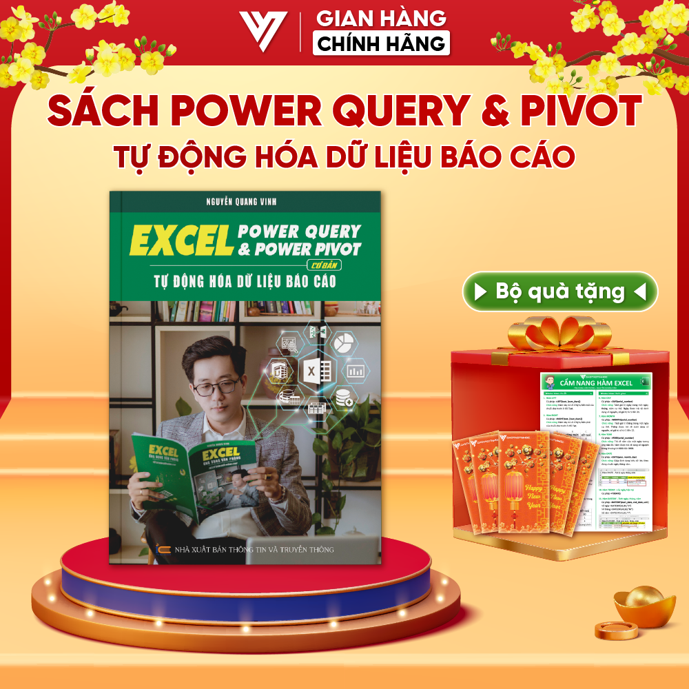 Sách Excel Power Query Và Power Pivot Tự Động Hóa Dữ Liệu Báo Cáo Cơ Bản Đào Tạo Tin Học Có Kèm Video Khóa Học