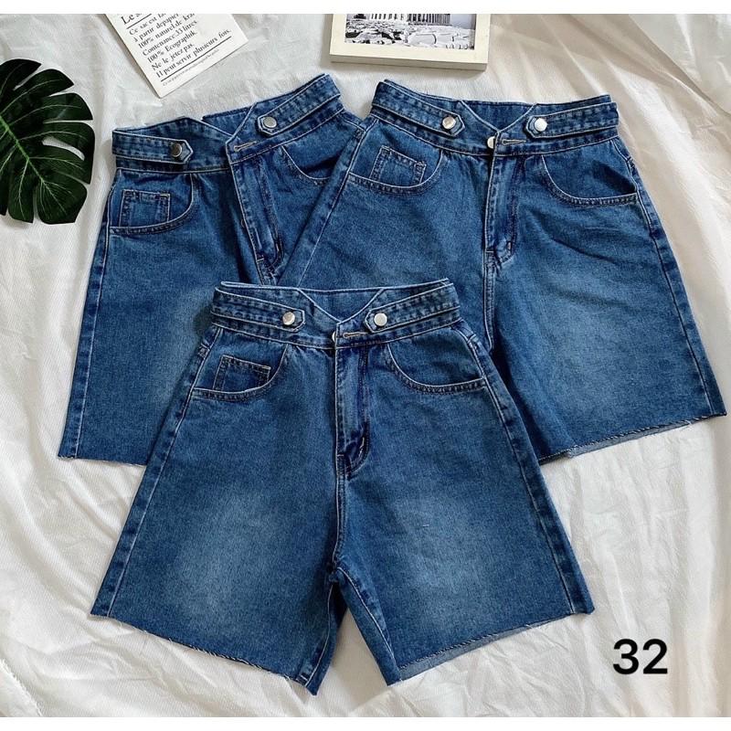 Quần ngố jean nữ ️️ quần ngố jean nữ size đại lưng cao kiểu từ 40kg đến 75kg hàng VNXK bigsize 2KJean