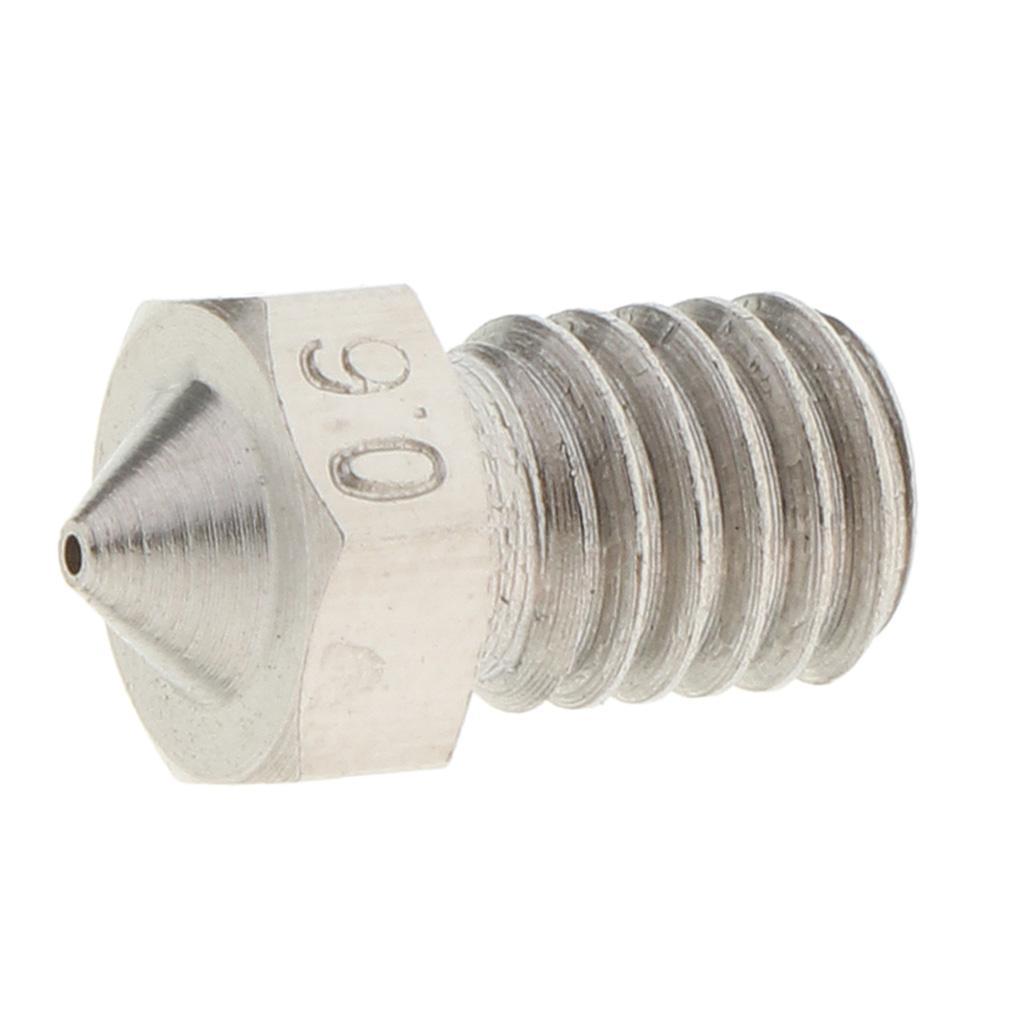 0.6mm 3D Printers Print Head Nozzle Part for 1.75 filament Hotend Extruder