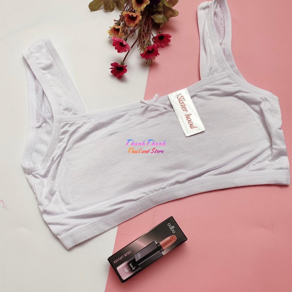 Áo lá học sinh Thái Lan SH 013 , áo ngực bra vải coton Free Size