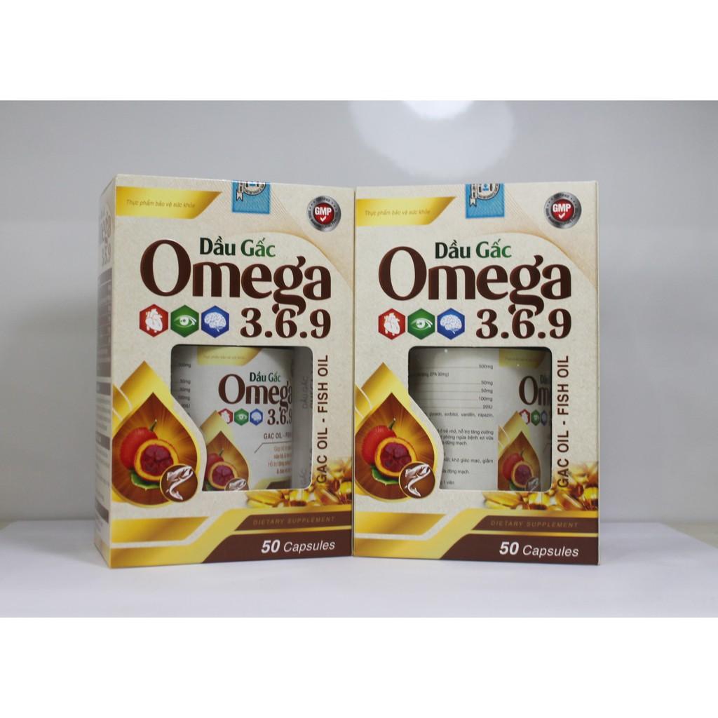 DẦU GẤC OMEGA 3 6 9 - Tăng cường sức khỏe tim mạch, não bộ và thị lực - Giúp da sáng hồng, phòng ngừa xơ vữa mạch máu