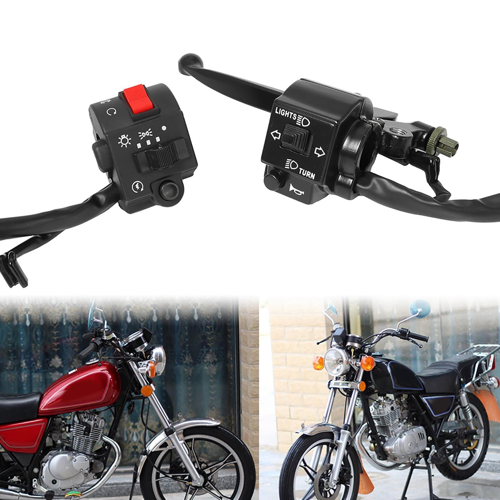 Motorcycle Handlebar Switch  Assembly 7/8" for Suzuki GS125 Gn125