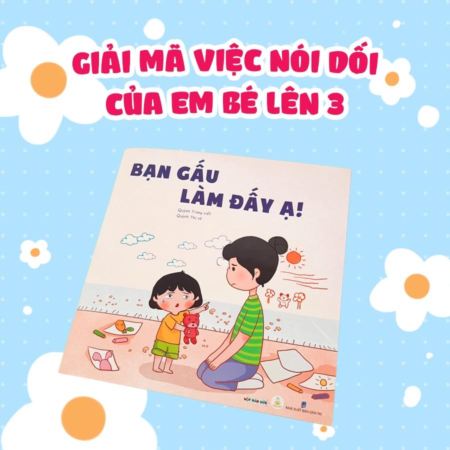 Hộp Háo Hức EM BÉ TRÁCH NHIỆM 3-6 tuổi gồm Đồ chơi thông minh Lục giác sắc màu và Bộ 3 sách cho bé