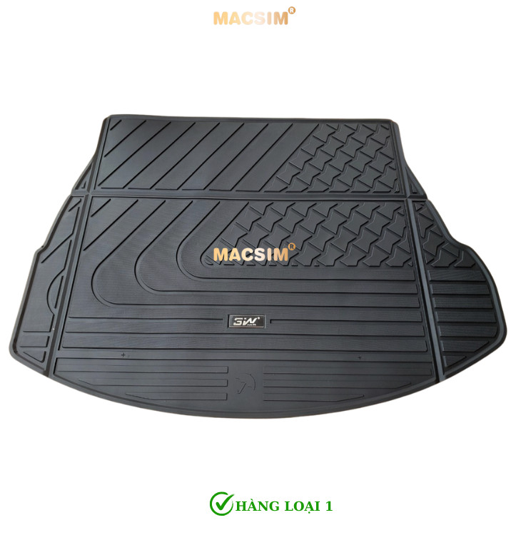 Thảm lót cốp xe ô tô LEXUS NX 2022-2024+ nhãn hiệu Macsim 3W chất liệu TPE cao cấp màu đen