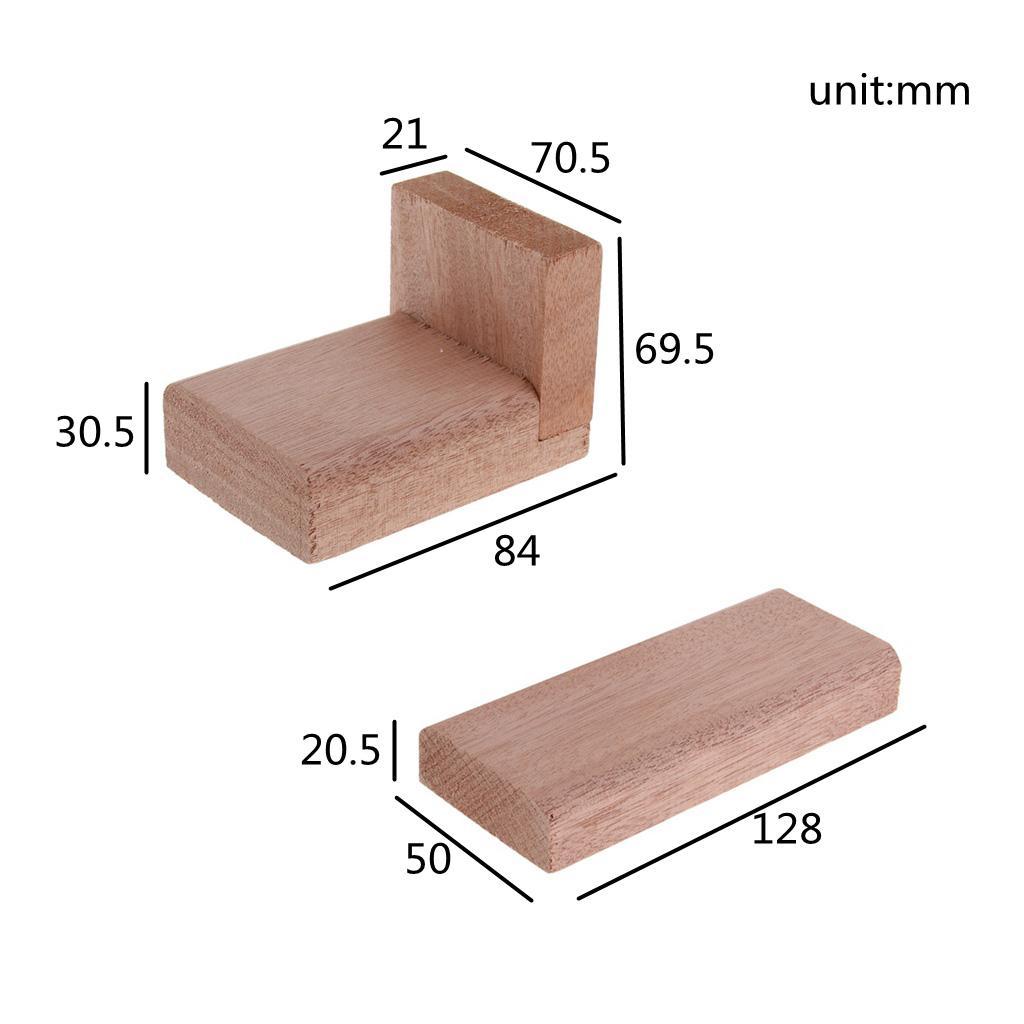 Wooden  Bracket For 2 Pieces For 41 Inch Guitar