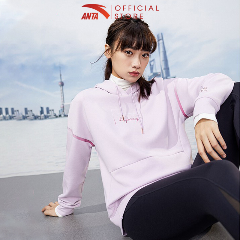 Áo hoodie thể thao nữ Anta 862137706
