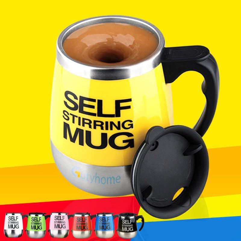 Cốc Ly tự khuấy giữ nhiệt Lớn 450ml tiện lợi dùng bằng pin thuận tiện khi mang theo đi làm đi chơi......