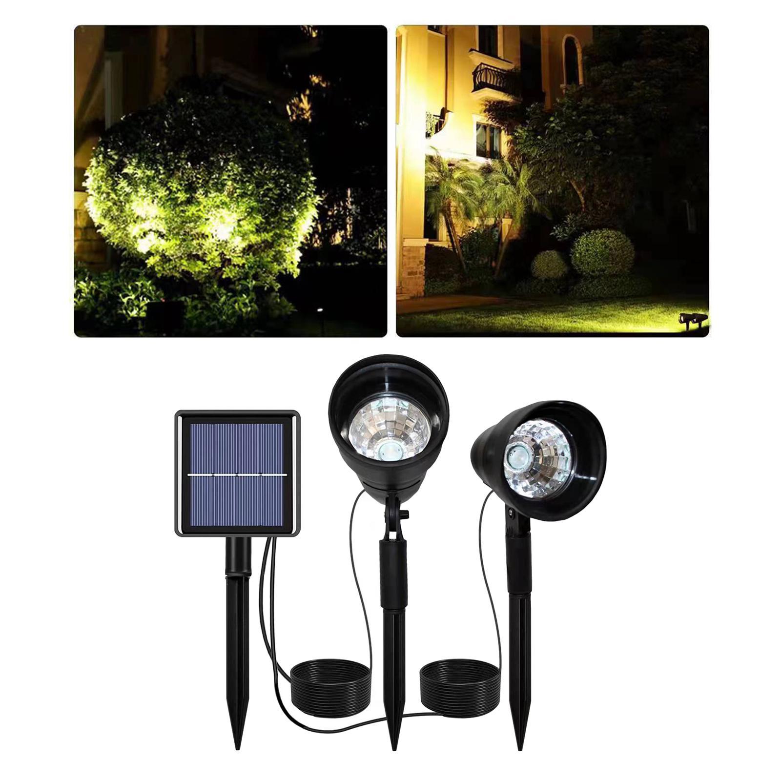 Solar Light Waterproof Adjustable Landscape Lamp for Courtyard Pathway Party