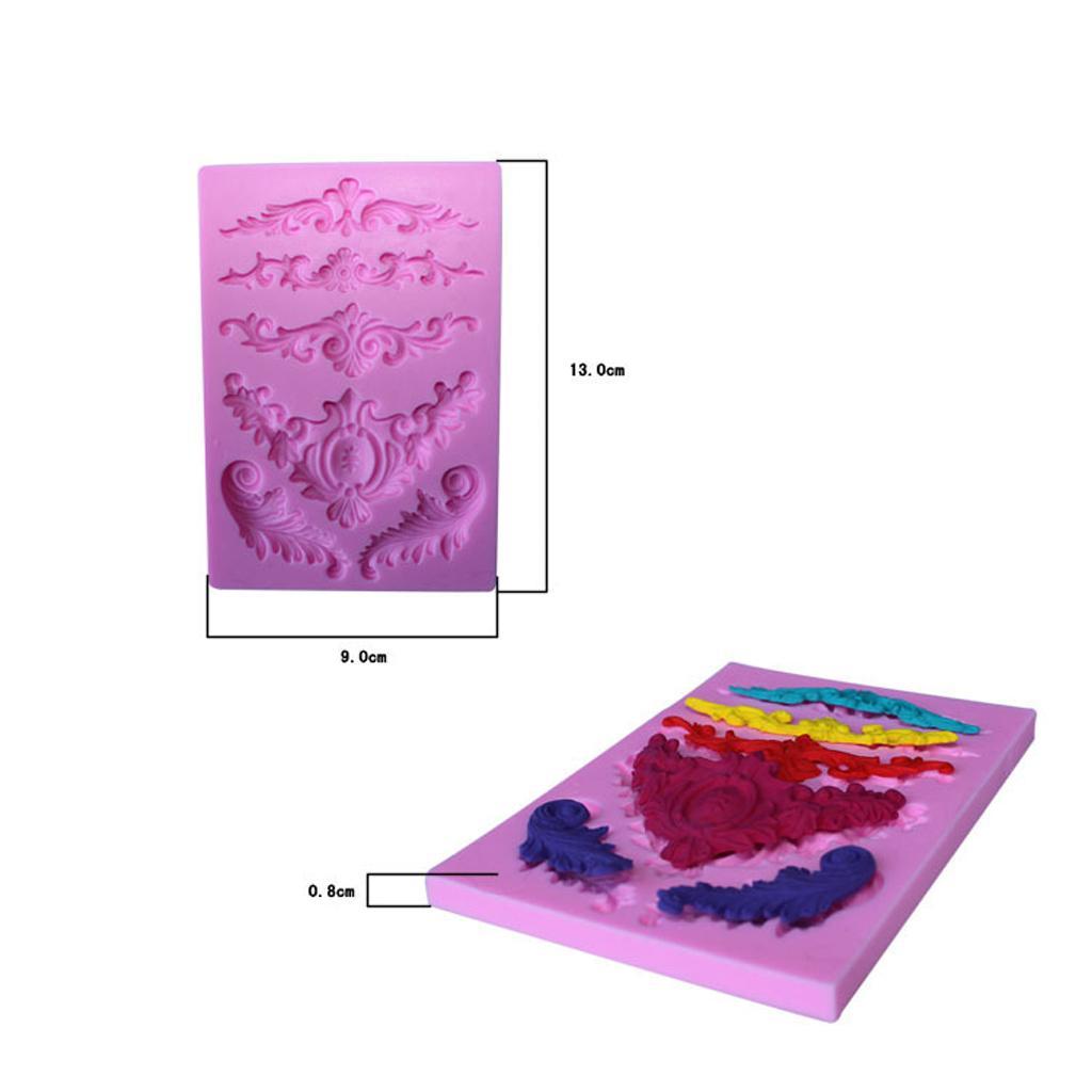 Silicone Fondant Cake Sugarcraft Decorating Mould Tools Shape Decorating