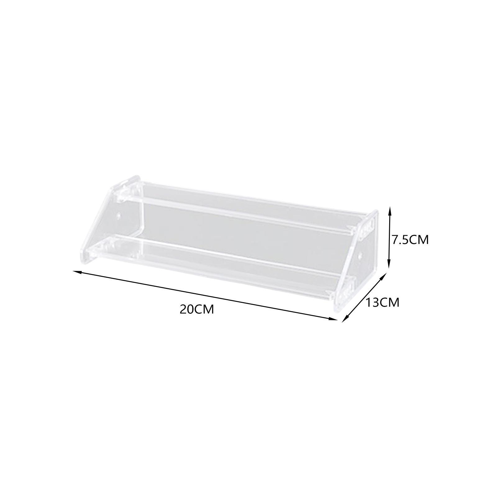 Acrylic Display Riser Multifunctional Storage Tabletop Acrylic Display Riser Jewelry Display Stand for Collectibles Action Figure Dolls Toys