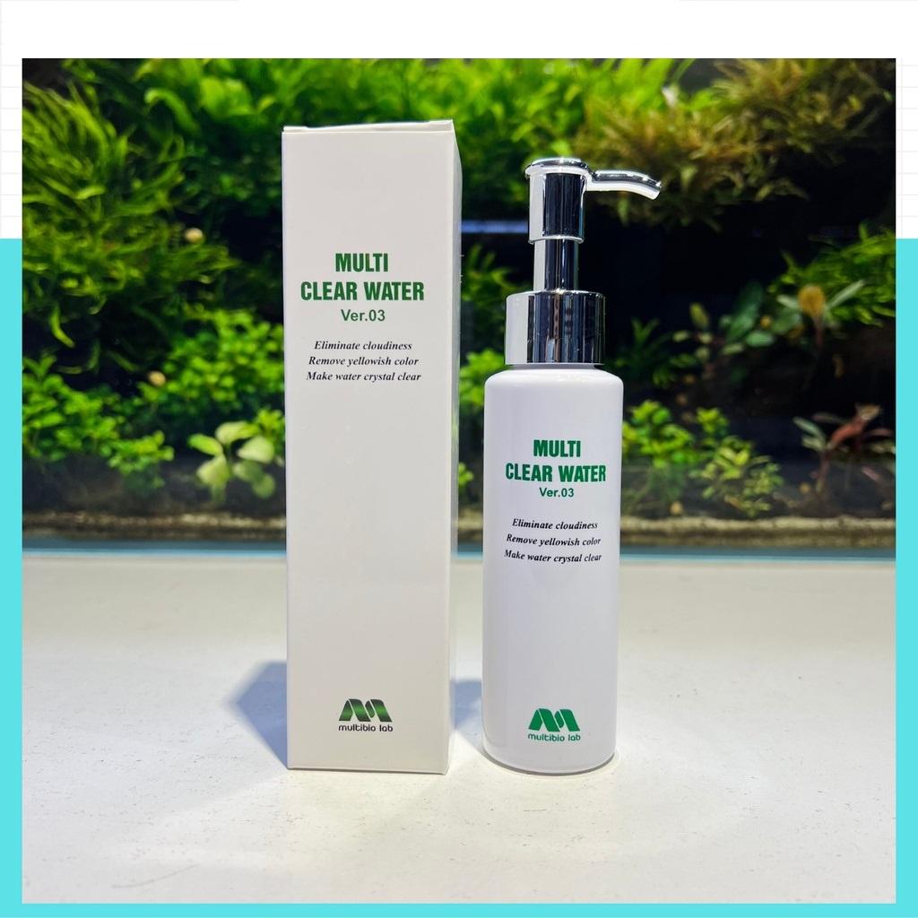 Chế phẩm Multi Clear Water 100ml- giúp làm trong nước bể cá chỉ sau 30p- xử lý bụi li ti cho hồ cá - shopleo