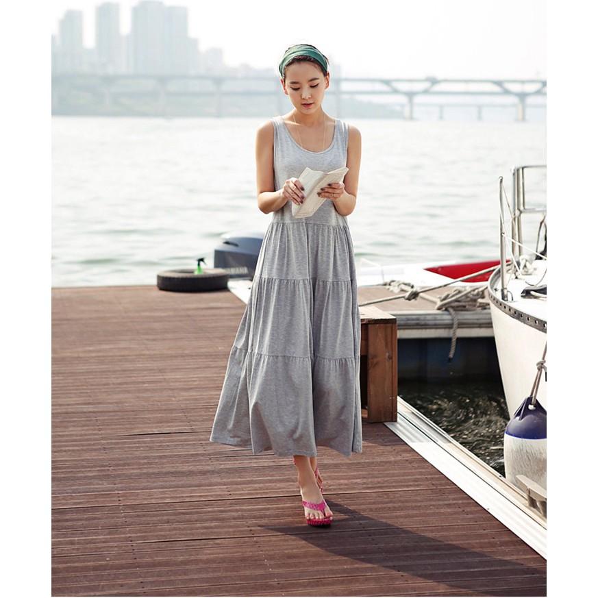 Đầm bầu dáng dài freesize db16