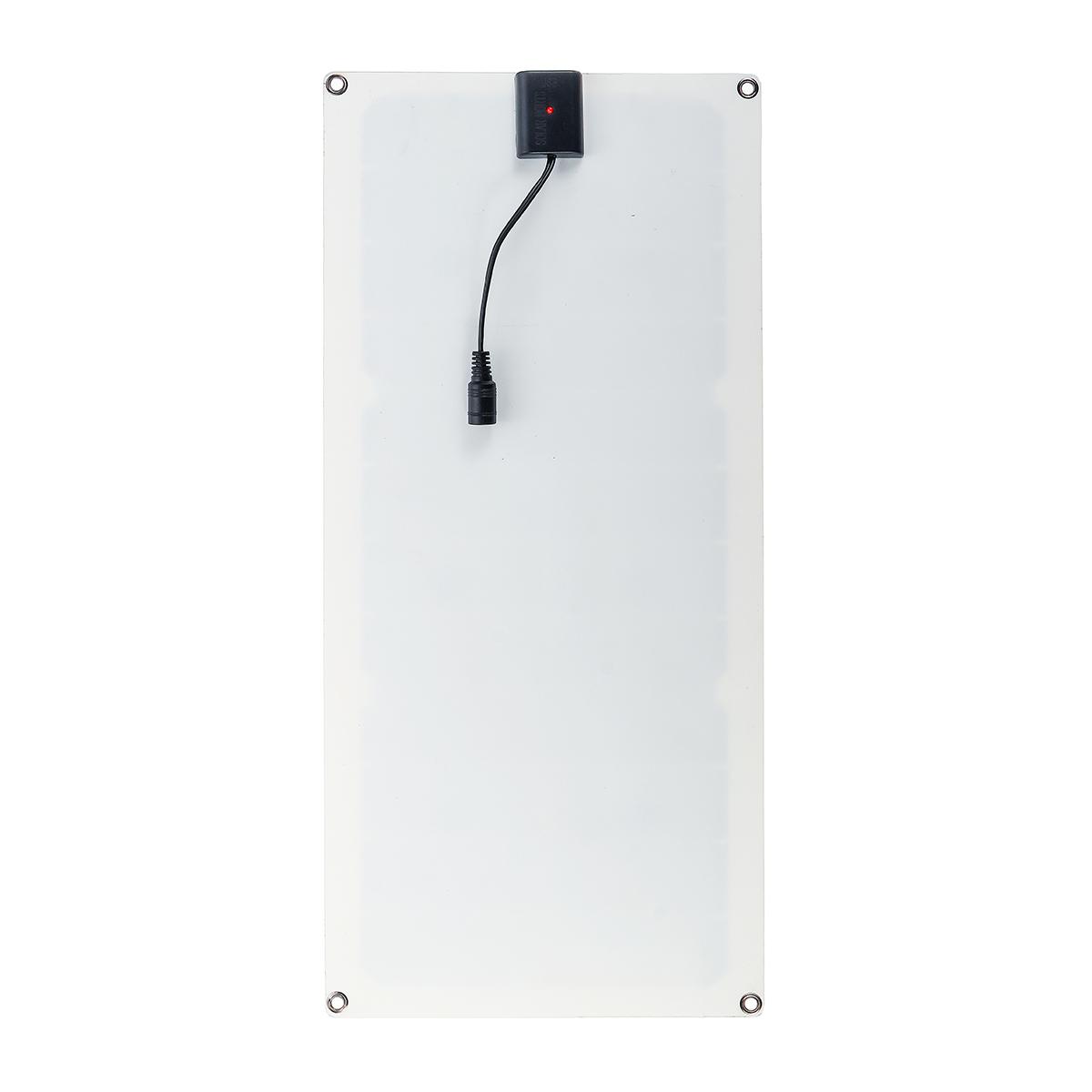 Bảng điều khiển năng lượng mặt trời 400W Nguồn USB đơn tinh thể 12V Di động pin mặt trời ngoài trời Xe RV Tàu cắm trại Đi bộ đường dài Bộ sạc điện thoại du lịch Màu sắc: 1PC 100W