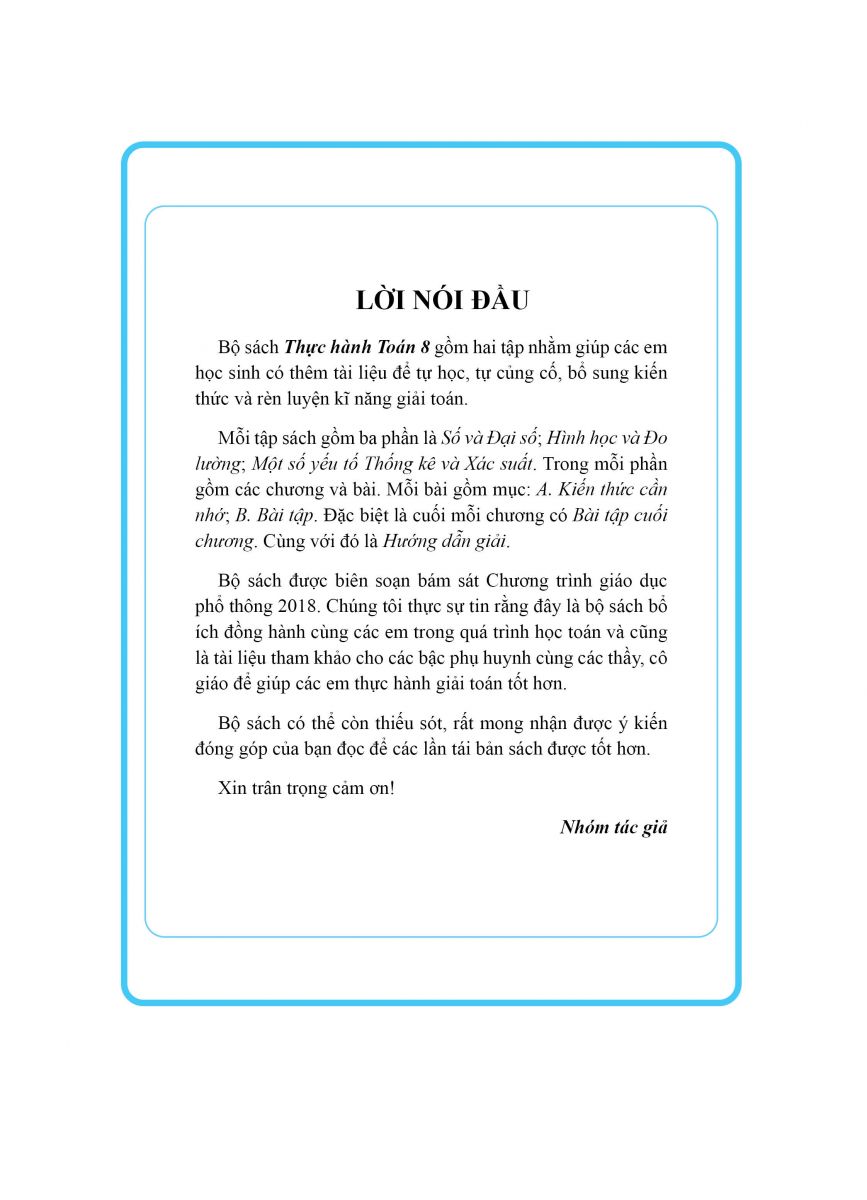 Sách - Thực hành Toán 8 - tập 2