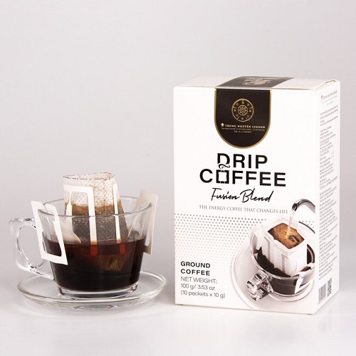 Cà Phê Rang Xay Phin Giấy – Trung Nguyên Legend - Fusion Blend-Hộp 10gói