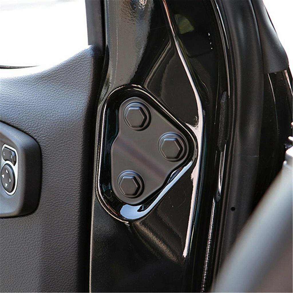 Car Door Lock Screw Protector Cover Cap For Jeep Wrangler JL 2018-2020