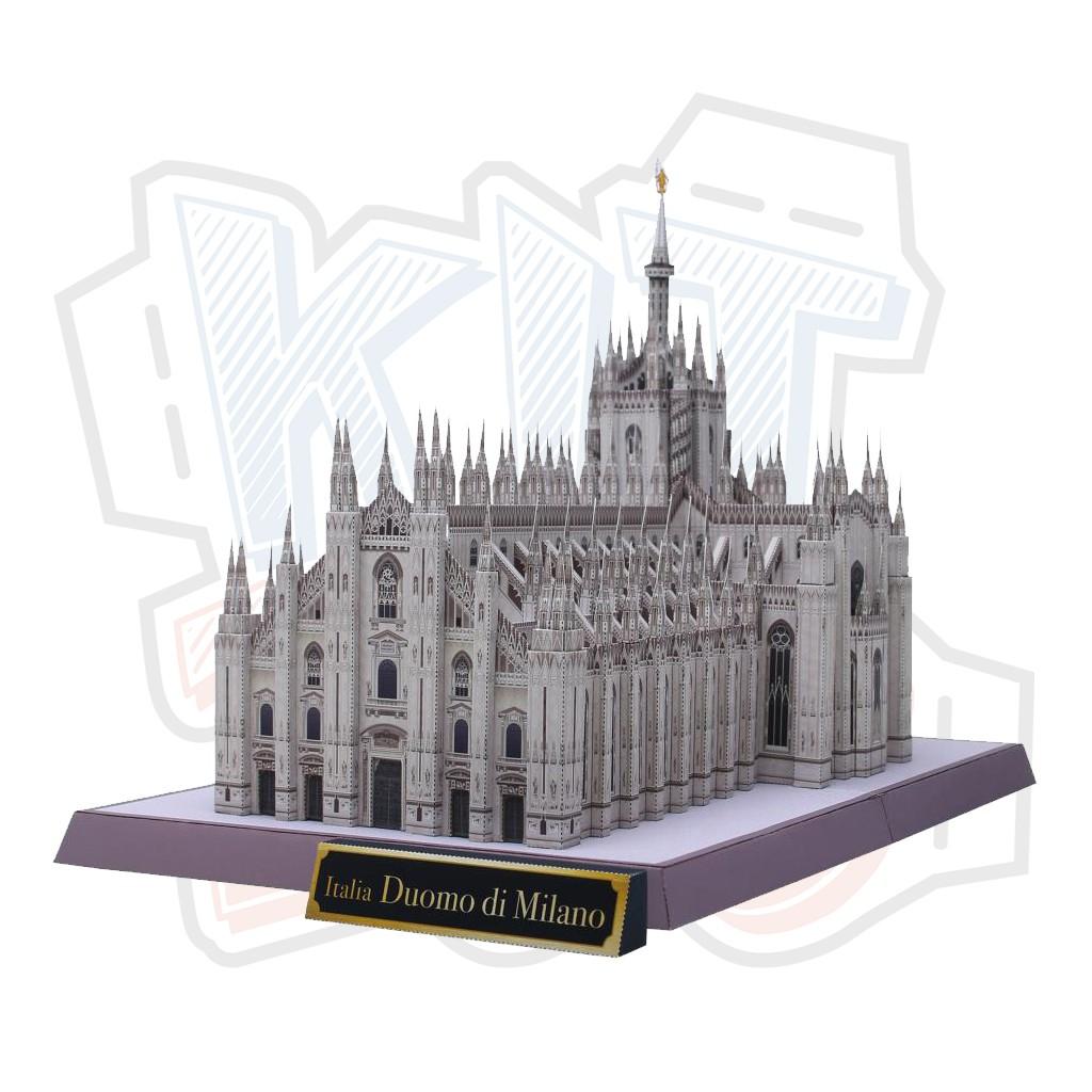 Mô hình giấy kiến trúc Ý Nhà thờ chính tòa Duomo di Milano