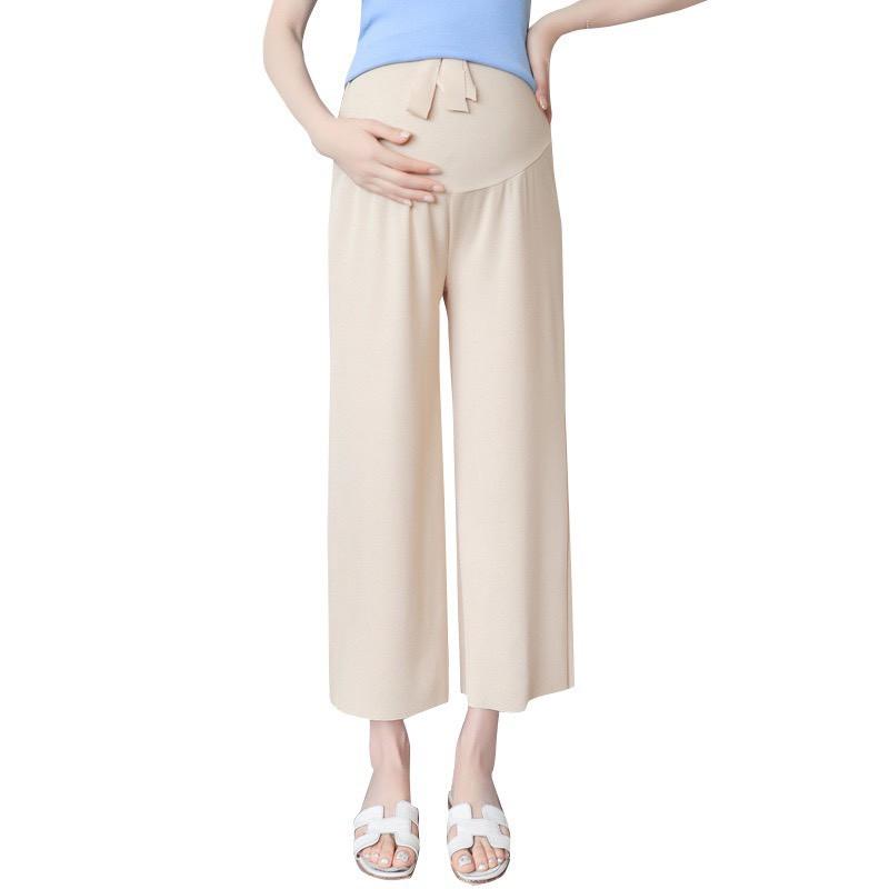 Quần bầu ống rộng dáng suông,- quần bầu VẢI COTTON TĂM mềm mát, có đáp bụng và chun chỉnh size cho b