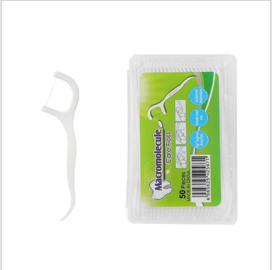 Hộp 50 chỉ nha khoa, tăm nha khoa vệ sinh răng miệng