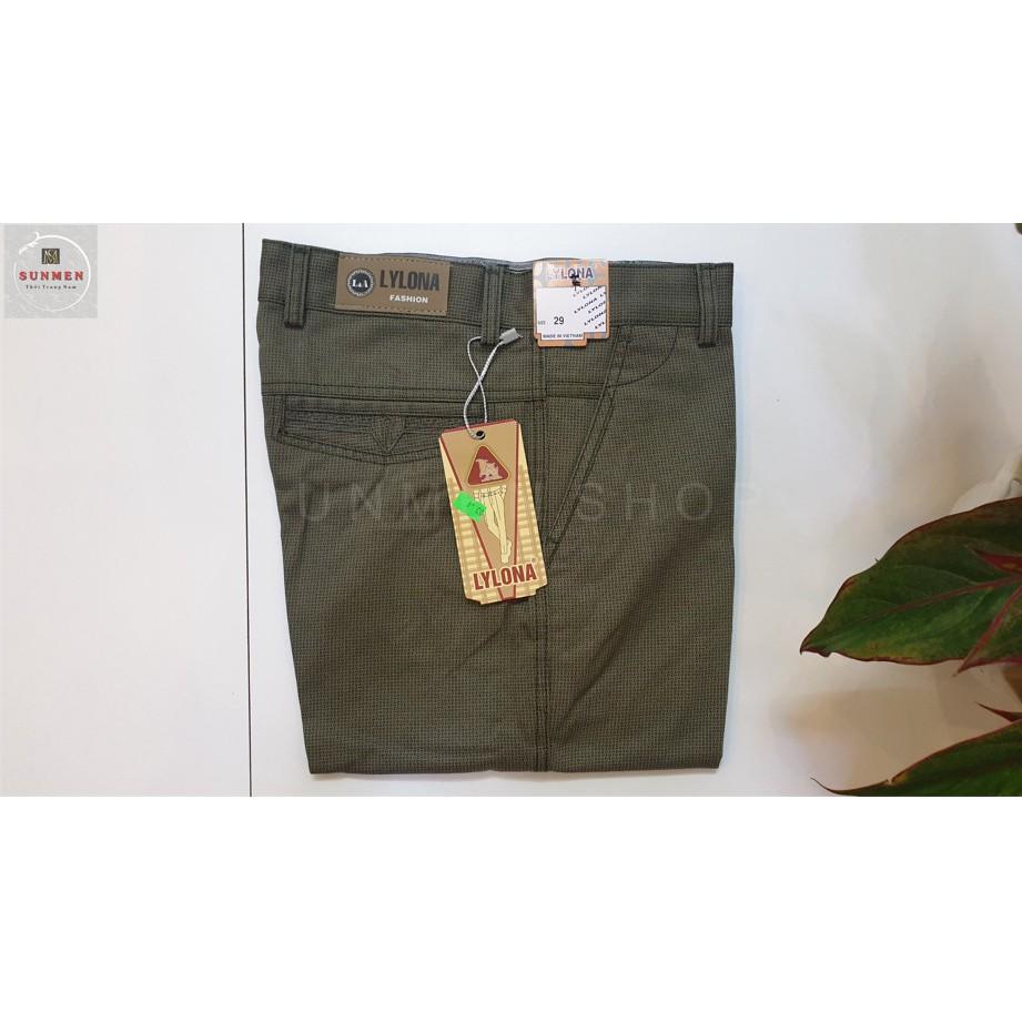 Quần Dài Kaki Nam Trung Niên Chất Dày Form Rộng Ống Suông Dành Cho Công Sở Thanh Lịch SUNMEN Size Nhỏ Từ 28 - 34