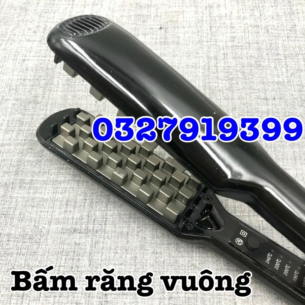 Tặng kẹp Máy bấm tóc,dập xù răng vuông Hàn Quốc MS200