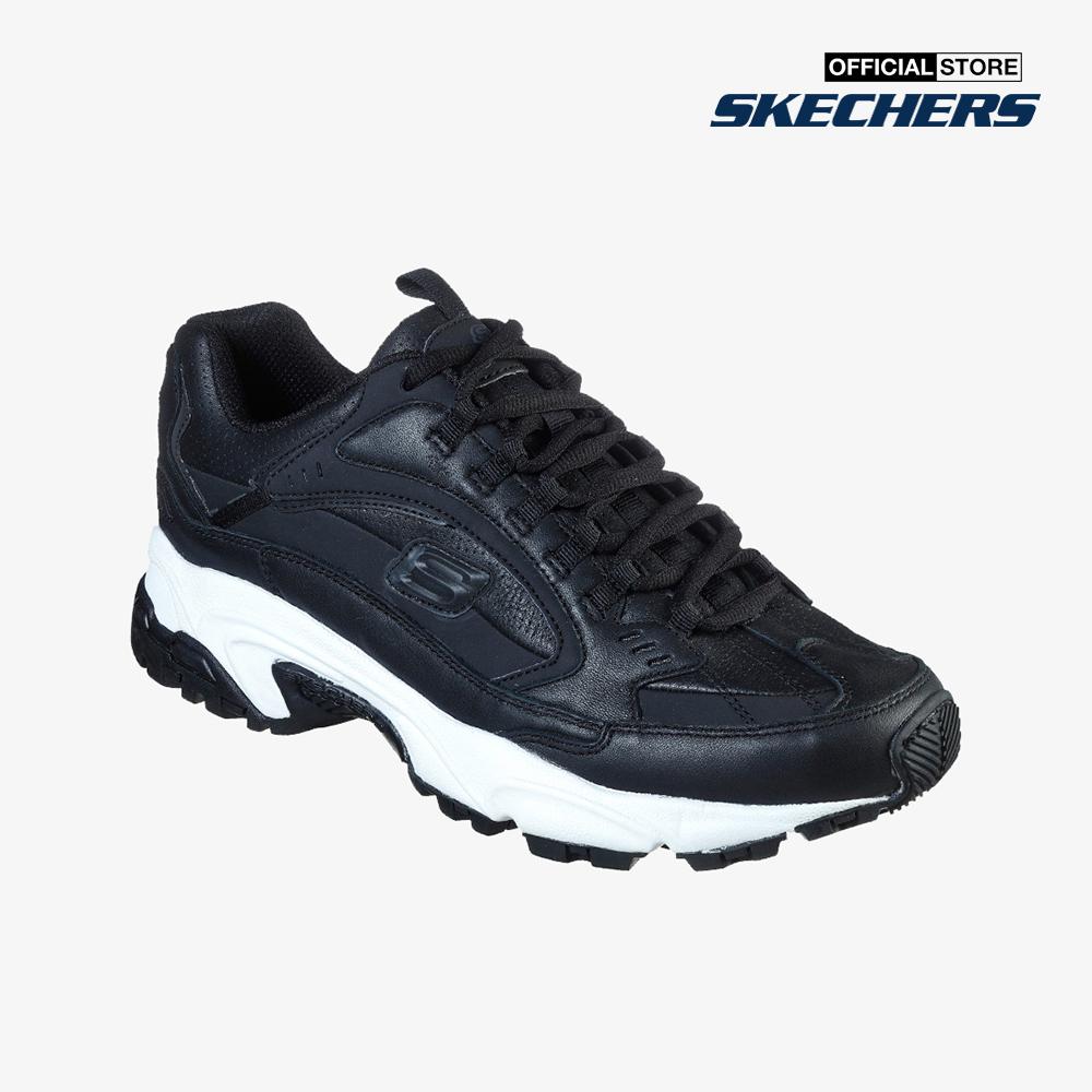 SKECHERS - Giày sneaker nam thắt dây Stamina Frilton 51917-BLK