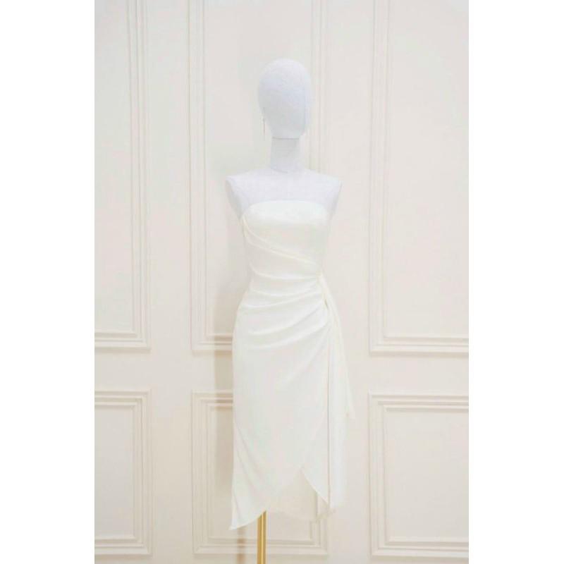 Đầm váy nữ body cúp ngực xếp li eo TKN