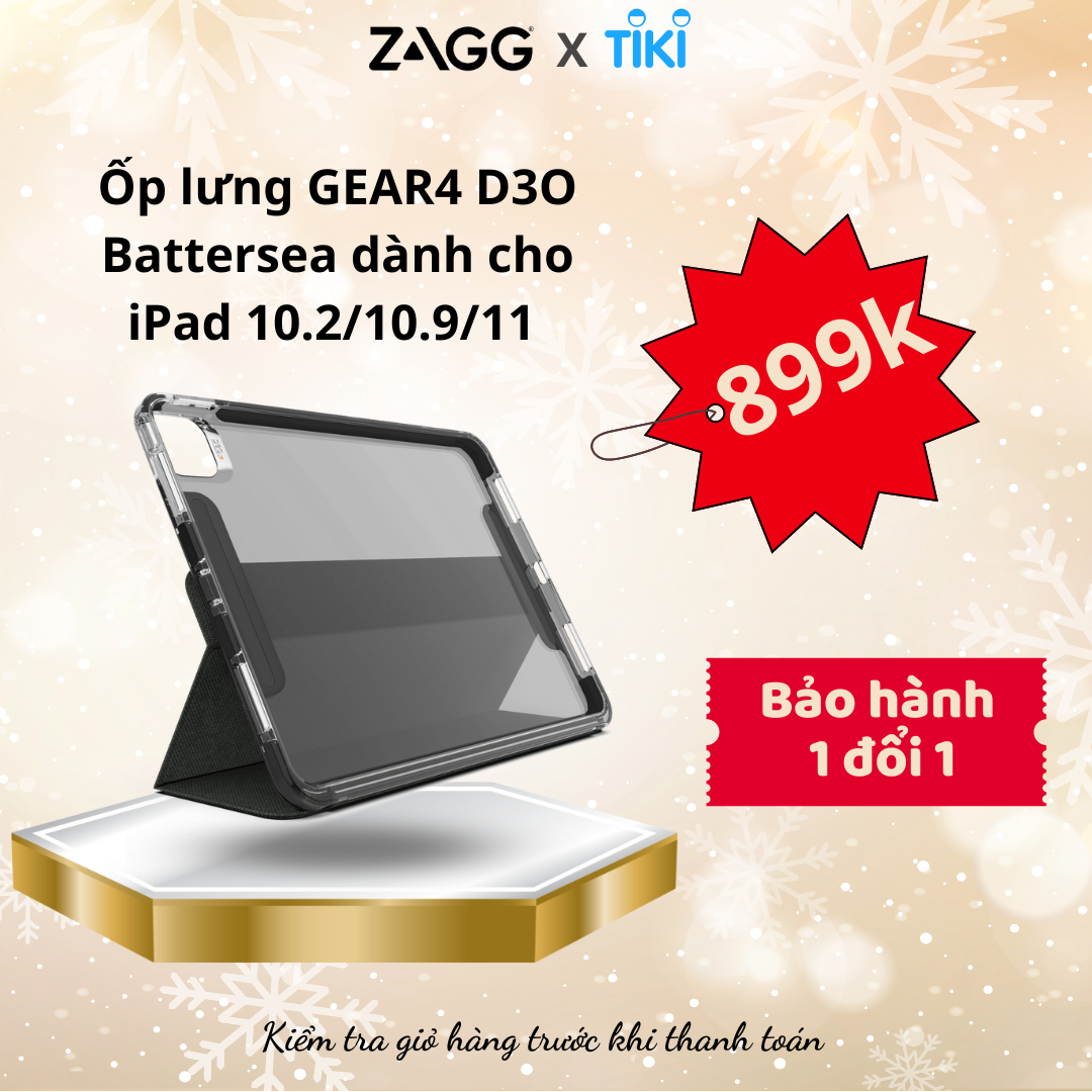 Ốp lưng GEAR4 D3O Battersea - iPad 10.2/iPad 10.9/iPad 11 - Hàng chính hãng