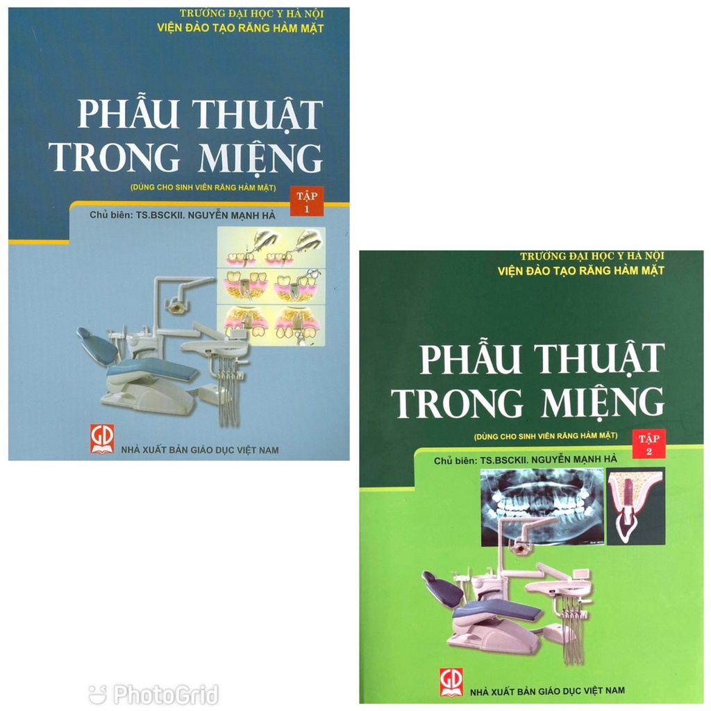 Phẫu Thuật Trong Miệng - Tập 1 + Tập 2 (Dùng Cho Sinh Viên Chuyên Khoa Răng Hàm Mặt)