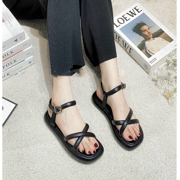 Sandal nữ 2p đế bánh mì SANDAL QUAI CHÉO X siêu êm