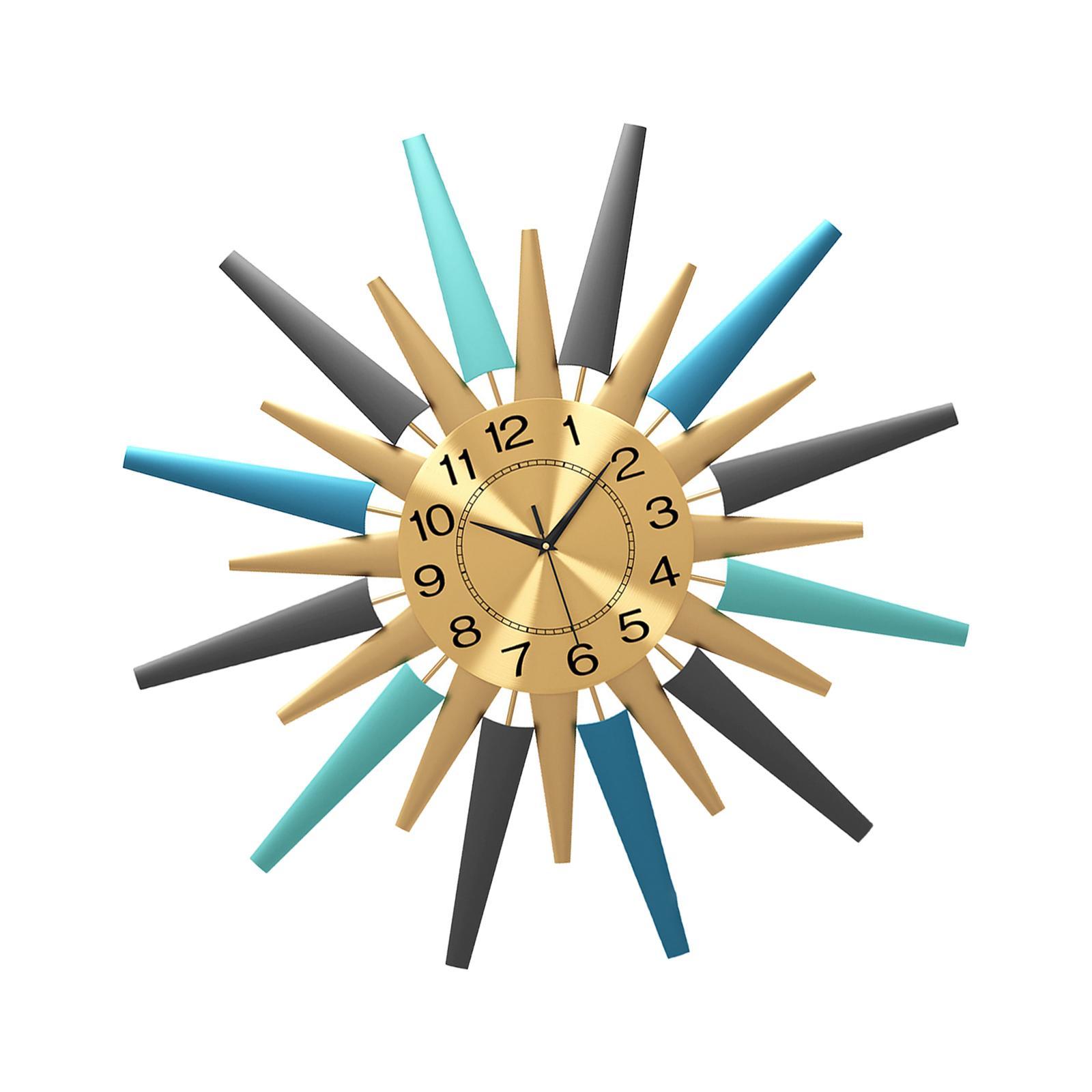 Modern Wall Clock Personality Large Decorative Silent for Kitchen Decorative