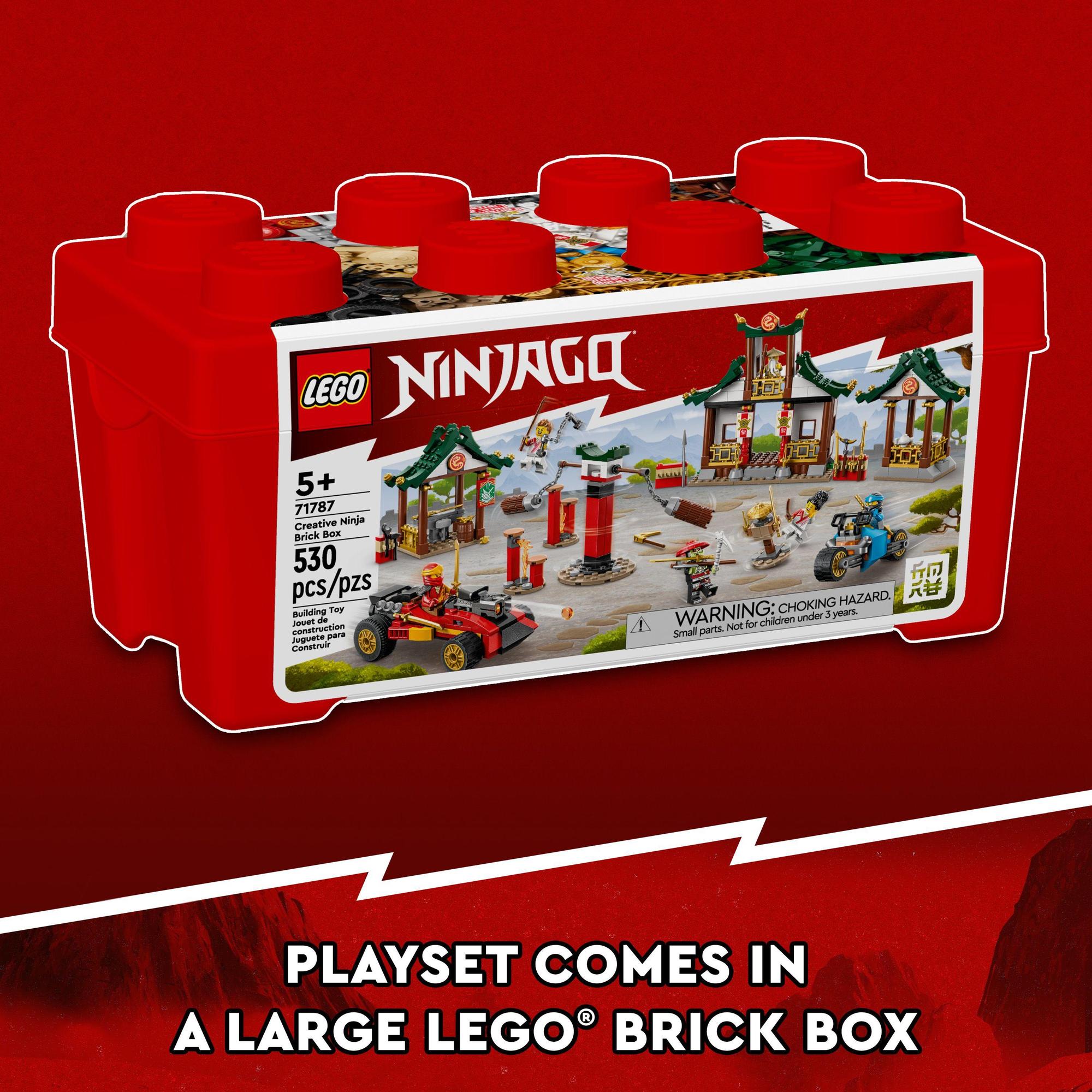 LEGO Ninjago 71787 Thùng Gạch Sáng Tạo Ninjago (530 Chi Tiết)