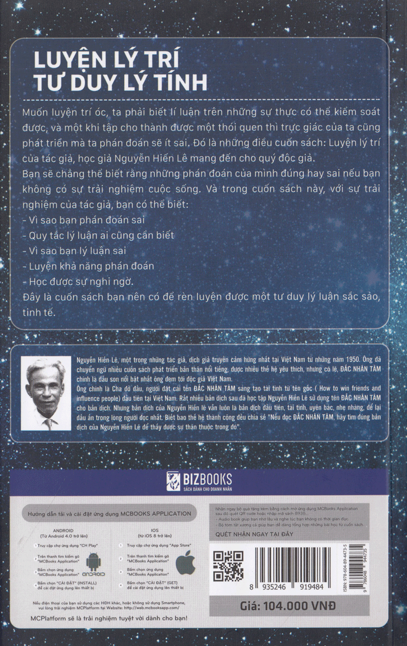 Luyện Lý Trí - Tư Duy Lí Tính tặng kèm bookmark