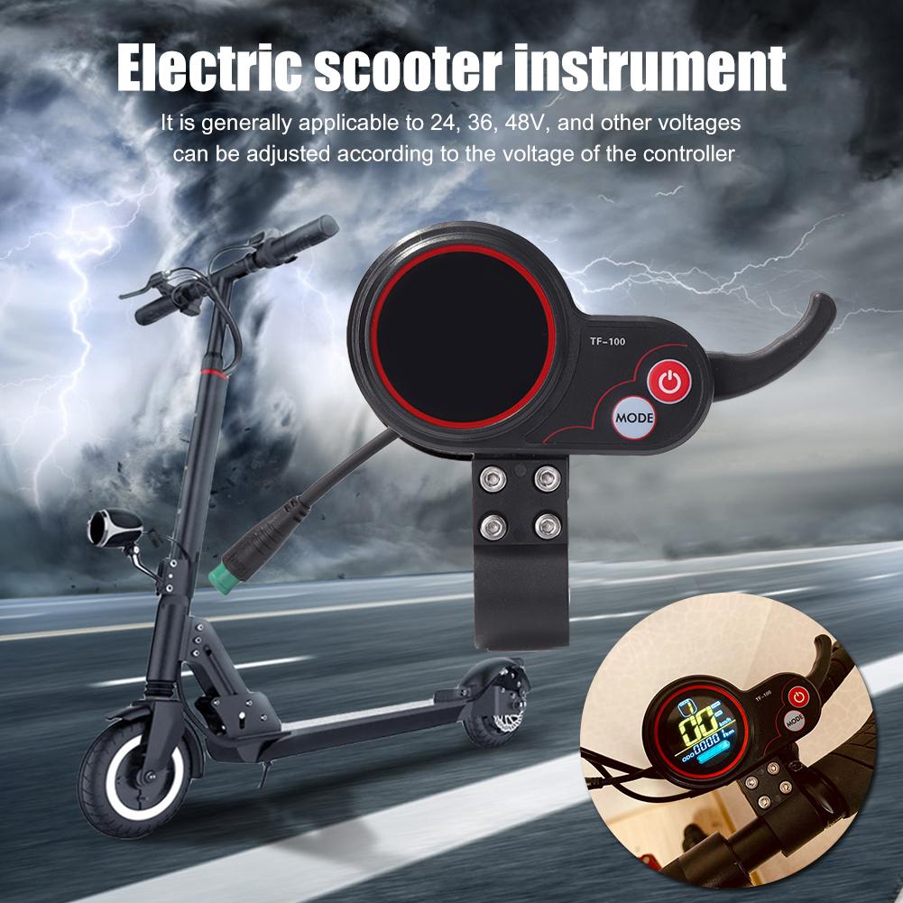 Màn hình LED với Throttle 10 inch Muff Muff Màn hình 5/6 PINS E-S-S-Trình kết nối đầu nối cho Kugoo M4 Electric Scooter Color: 6 Pin