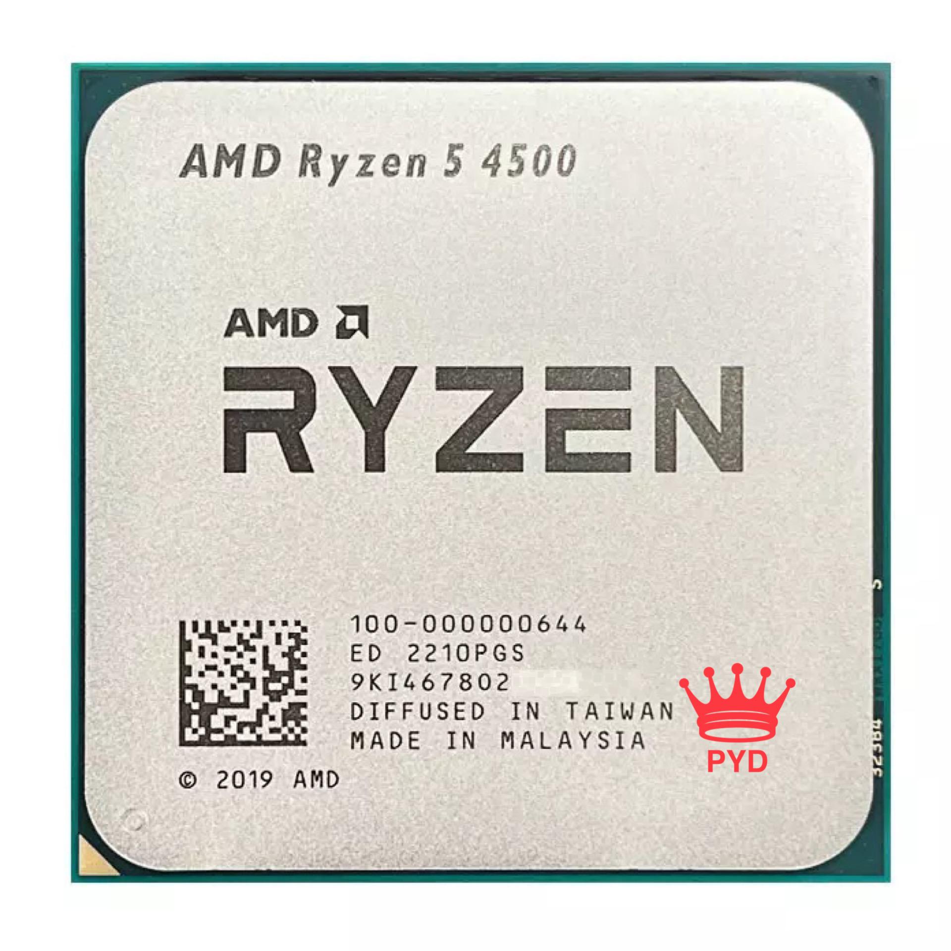 Bộ xử lý CPU AMD Ryzen 5 4500 R5 4500 3,6 GHz 6 nhân 12 luồng 7NM L3=8M 100-000000644 Ổ cắm AM4