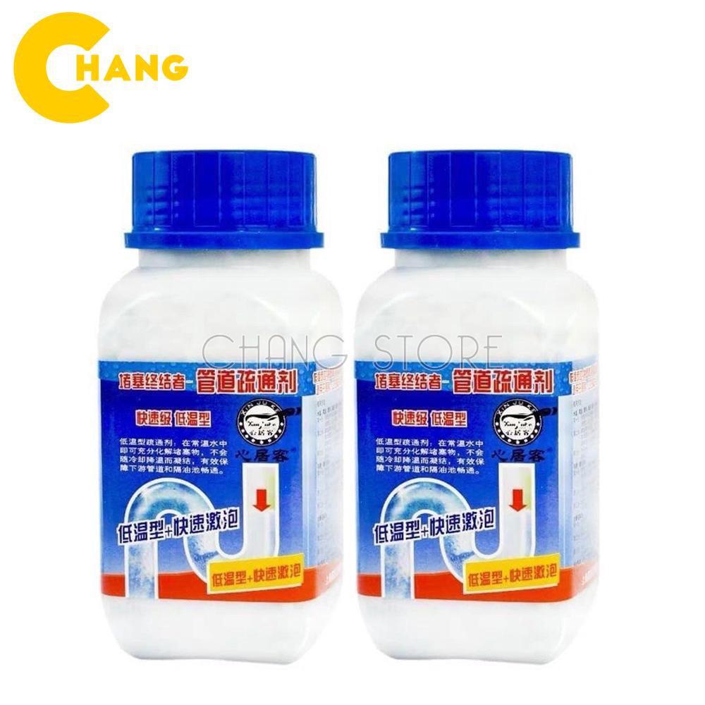 Bột thông tắc cống, bồn cầu, bồn rửa mặt thần thánh Xử Lý Nhanh, Triệt Để Cặn Rác Thải