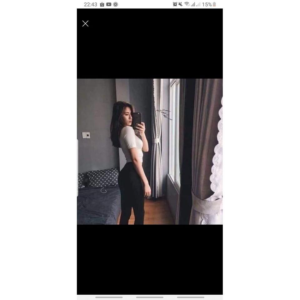 Quần leggings nữ co dãn 4 chiều (Ảnh - video thật