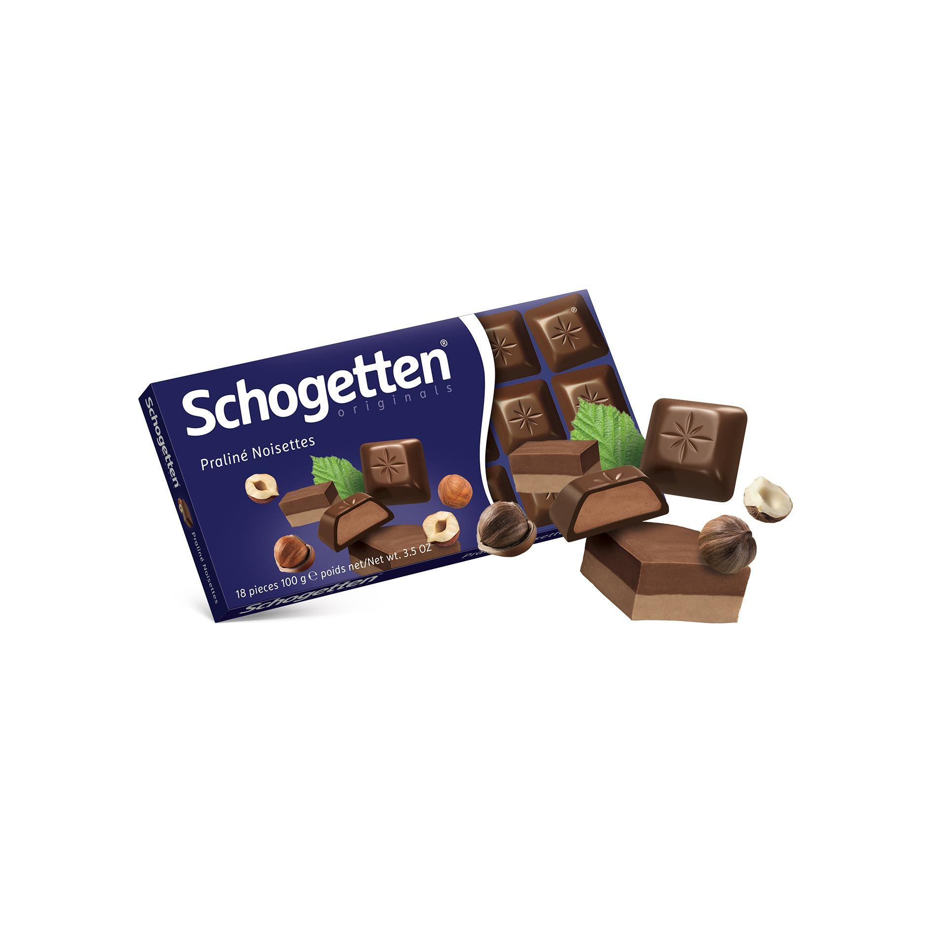 Sôcôla Thanh 13 Vị Schogetten - Praline Noisettes - 100g