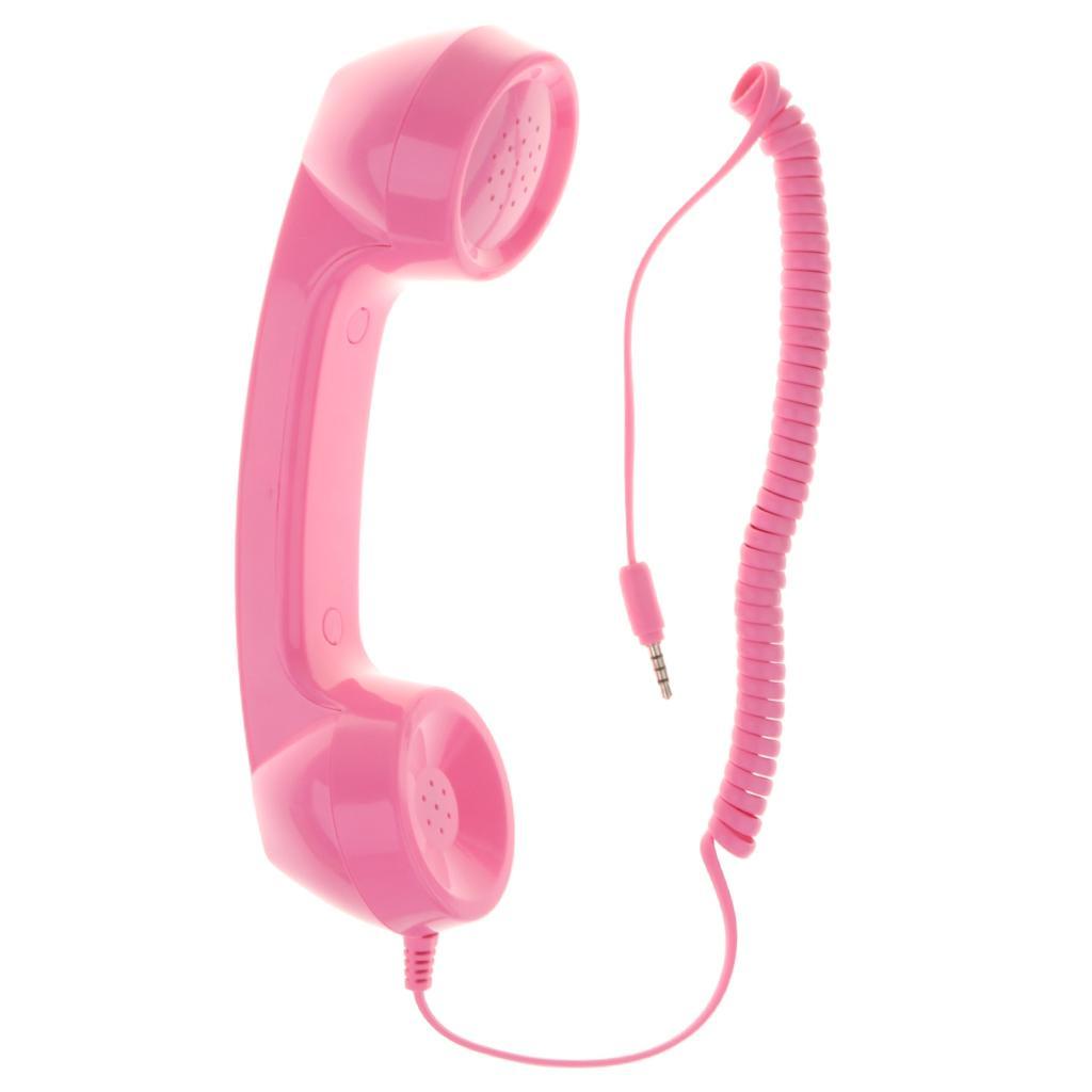 2x 3.5mm Mic Telephone Handset Phone Classic Receiver