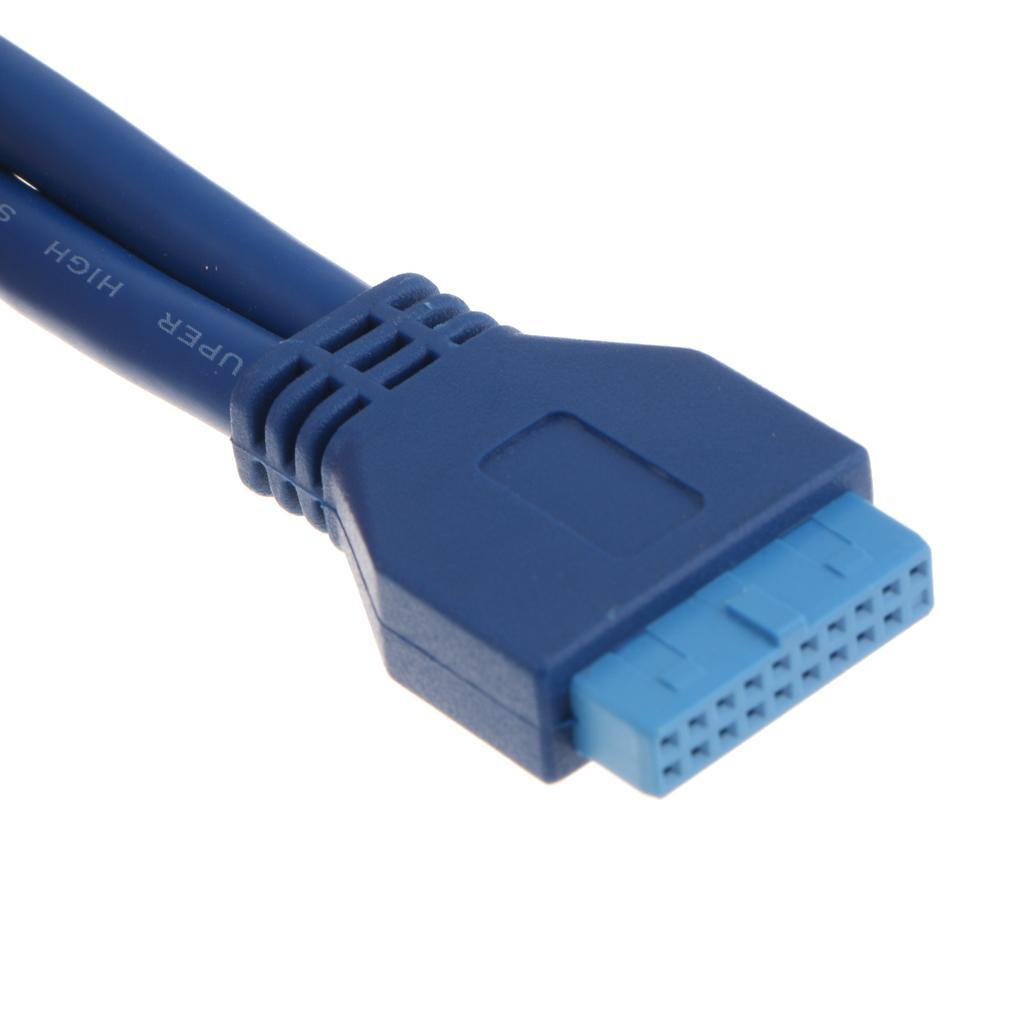 Usb 3.0 To 20 Pin Header Adapter Cable For USB Ports To Motherboard